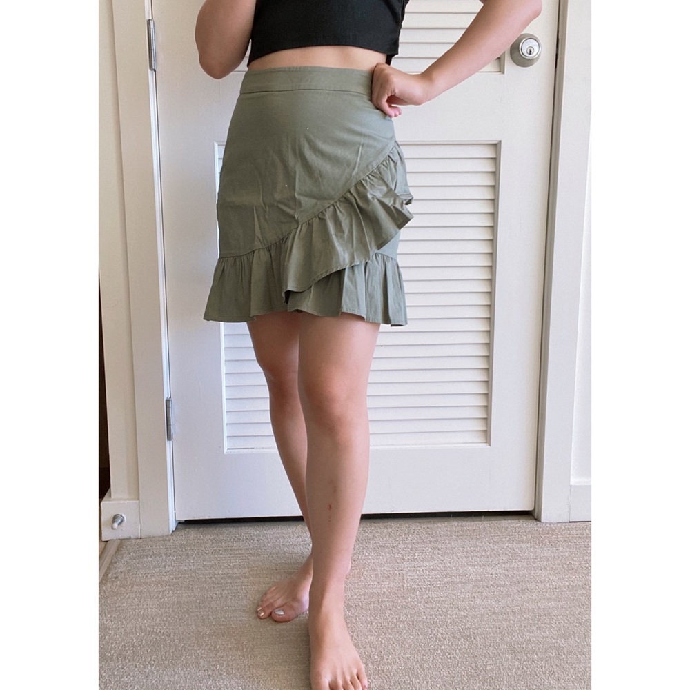 New Look Olive Green Skirt